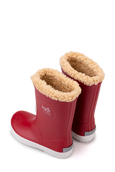IGOR Splash Nautıco Borreguıto Kırmızı Kız Çocuk Yağmur Çizmesi