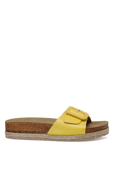 Nine West Desna 3Fx Yellow Women's Flat Slippers