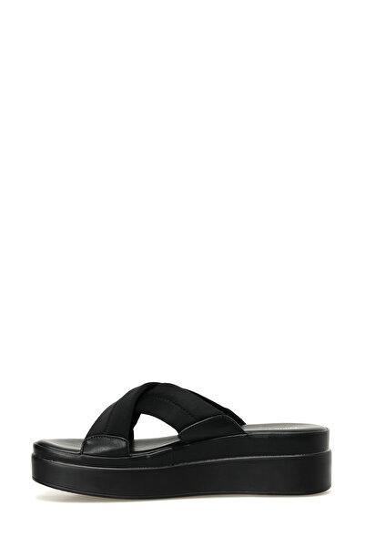 Nine West Dretta 3fx Siyah Kadın Dolgu Topuk Terlik