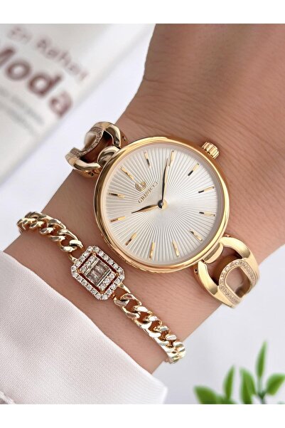 Revello By Grinicci Seri Altın Kaplama Elite Modeli . Taşlı 30 Mt Su Geçirmez...