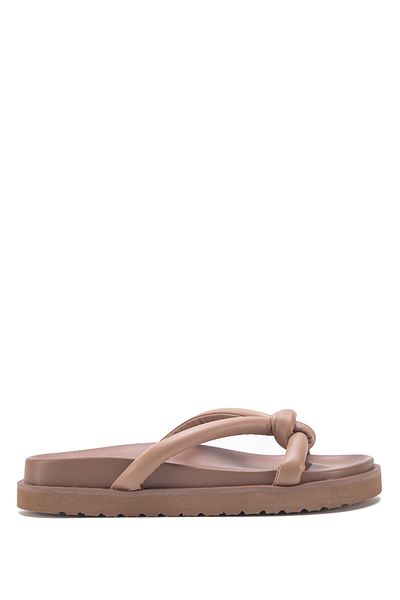Nine West Isju 3Fx Cream Women's Flat Slippers