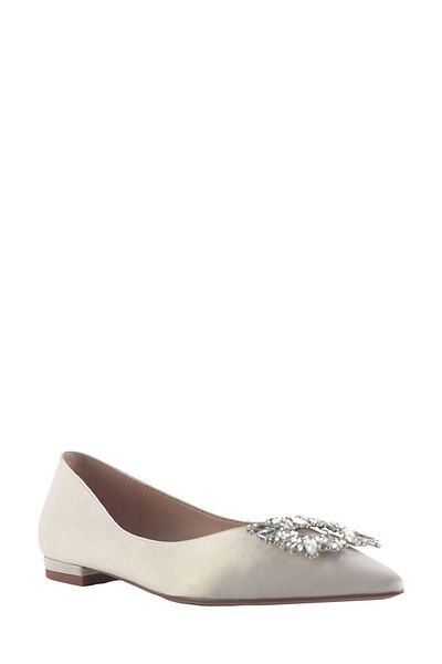 Nine West Bucia 3Fx White Women's Ballerinas