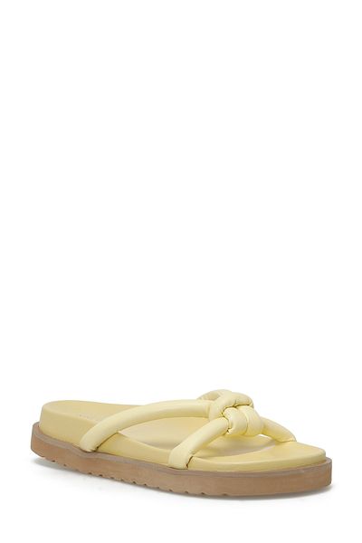Nine West Isju 3Fx Yellow Women's Flat Slippers