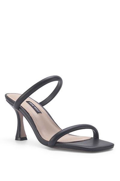 Nine West PENA 3FX Black Women's Heeled Slippers