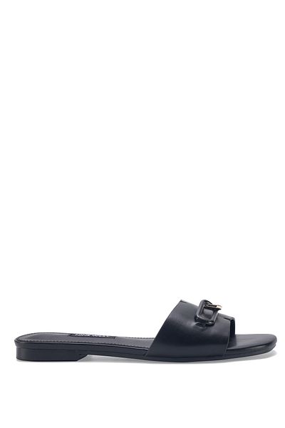 Nine West Iris 3Fx Black Women's Flat Slippers