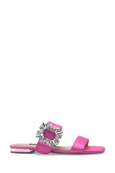 Nine West Buyro 3Fx Fuchsia Women's Flat Slippers