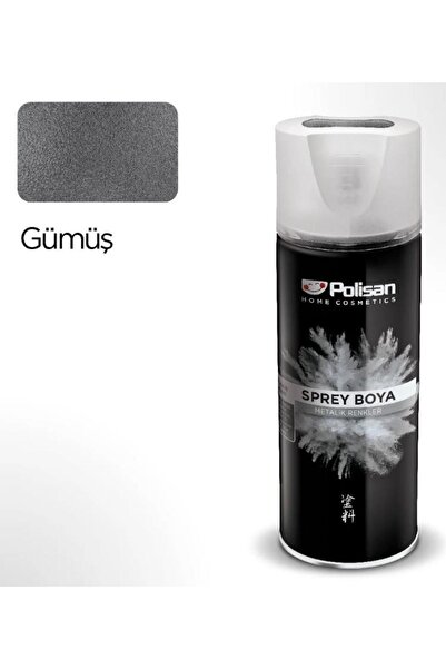 Polisan Akrilik Sprey Boya 400 ml Gümüş