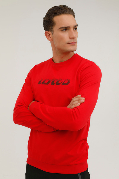 Lotto M-mancıo Sweatshırt 2pr Kırmızı Erkek Sweatshirt