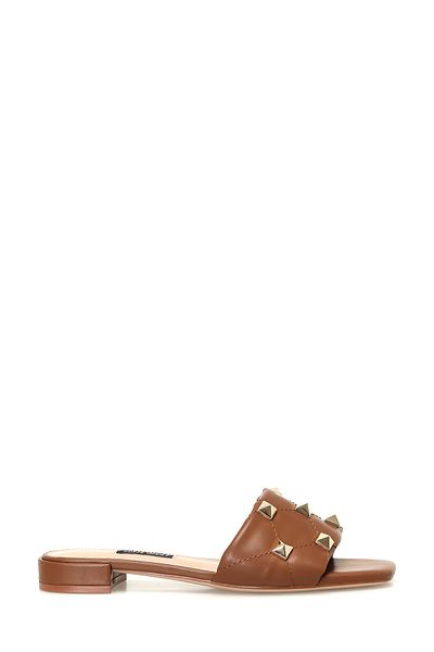 Nine West Izro 4fx Taba Kadın Düz Terlik