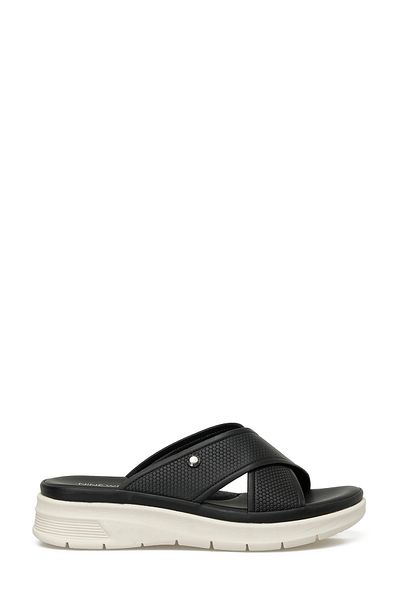 Nine West Neymas 3fx Siyah Kadın Dolgu Topuk Terlik