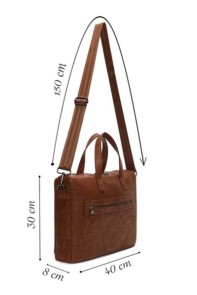 Derimod Men's Tan Laptop Bag 22Sbd350918