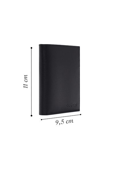 Derimod Black Leather Men's Wallet - 000a2d3093cv