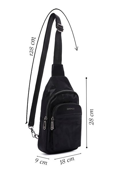 Derimod Men's Black Crossbody Bag - 22wbd32006f
