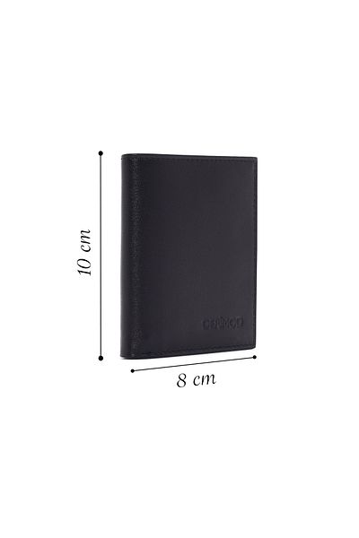 Derimod Navy Blue Leather Men's Card Holder - 000a2d301118