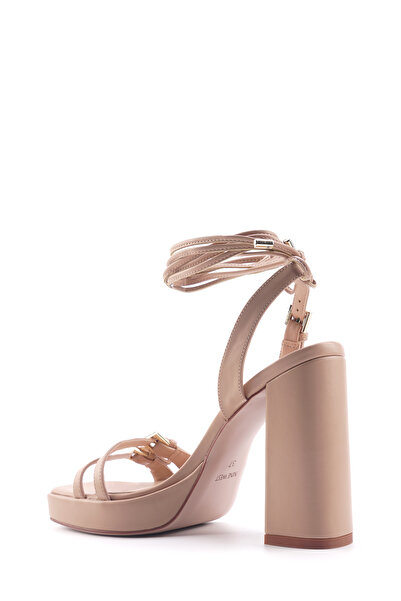 Nine West Benalde 4Fx Cream Women's Heeled Sandals