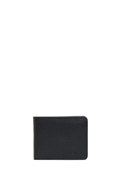 Derimod Men's Black Leather Wallet - 000a2d3031ft Model