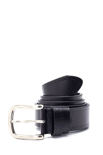 Derimod Black Leather Men's Belt - 000a2d1302018