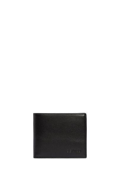 Derimod Black Leather Men's Wallet - 000a2d306618
