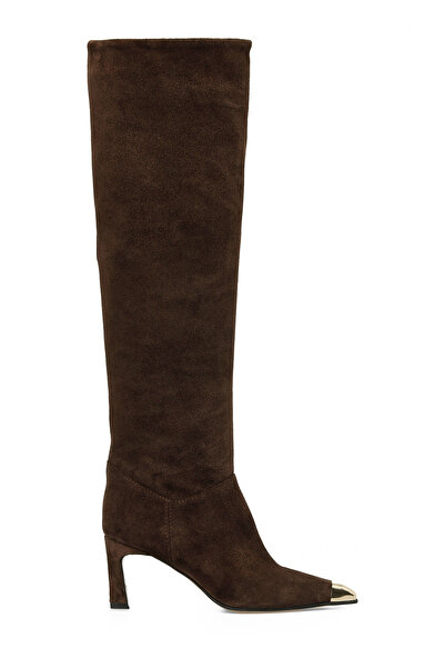 Nine West Γυναικείες μπότες με τακούνι HARRI 4PR Brown