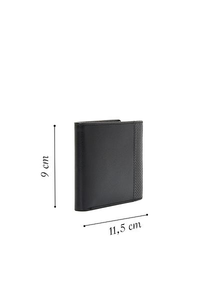 Derimod Men's Black Leather Wallet - 000a2d303726