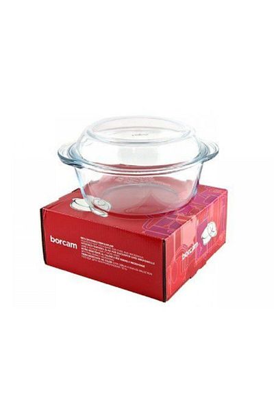 Paşabahçe Pyrex 2 Pieces 1.5 Liter Round Pot 59023