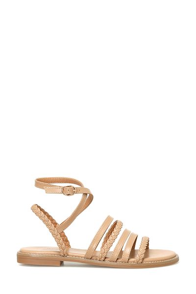 Nine West Wedde 4Fx Tan Women's Flat Sandals