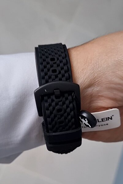 Daniel Klein Alarmlı, Kronometreli Siyah Silikon Kayışlı Analog/Dijital Erkek Kol Saati