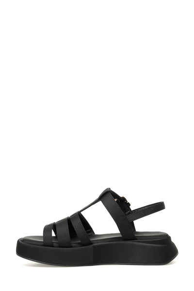 Nine West Welna2 4Fx Black Women's Thick Sole Sandals