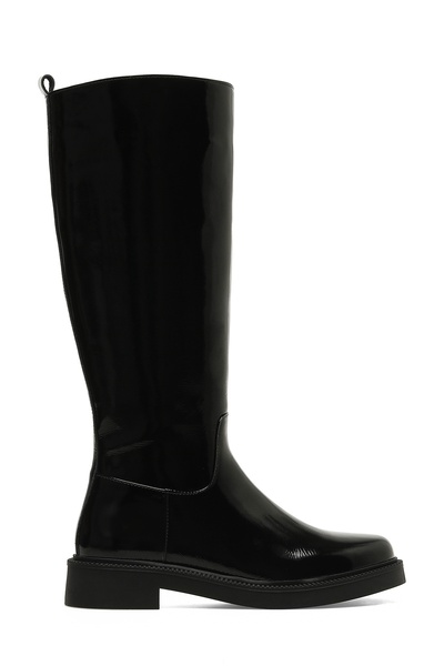 Nine West Reus 4Pr Black Women's Flat Boots