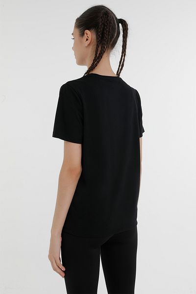 Kinetix WL LAYLA 11FN17 3PR Tricou negru pentru femei cu mânecă scurtă