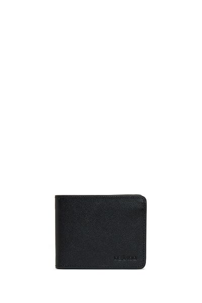 Derimod Black Leather Men's Wallet - 000a2d303126