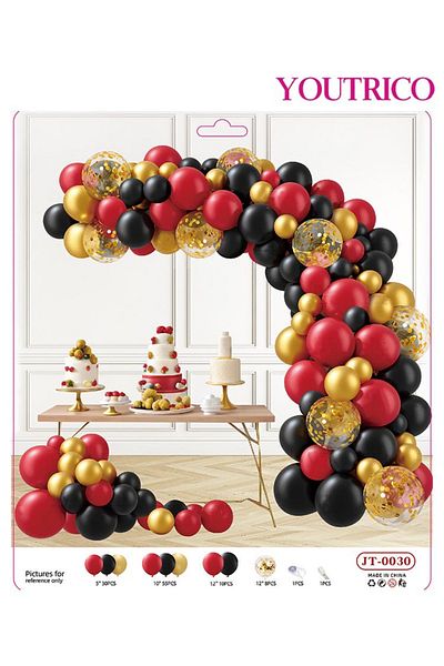 Youtrico Sweet Macaron Balloon Garland Set - Dreamy Wedding Arch & Photo Backdrop in Soft Colors