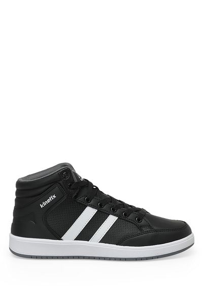 Kinetix Black Court Pu Hi 3Fx Unisex High Sneakers
