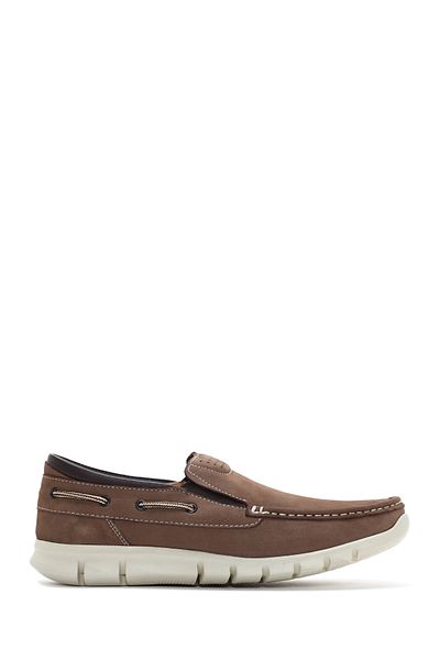 Derimod Pantofi pentru bărbați din piele naturală din nubuc din nurcă, pantofi casual, pantofi de zi cu zi 23sfd6960v3