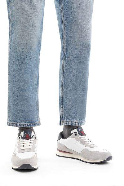 U.S. Polo Assn. Ανδρικά αθλητικά παπούτσια CARLY 3PR White