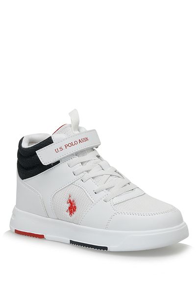 U.S. Polo Assn. DAMA JR 3FX Pantofi înalți pentru băiat alb