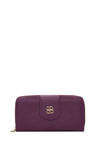 Derimod Purple Women's Wallet - 000a2d502426 Model
