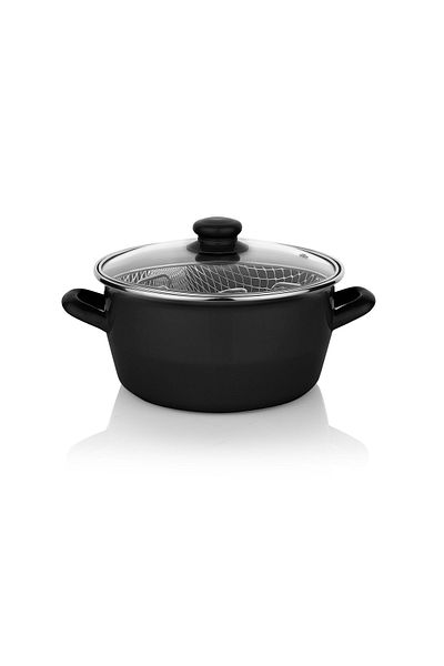 Schafer Fry Crispy Frying Pot 22 Cm-3 Pieces-black