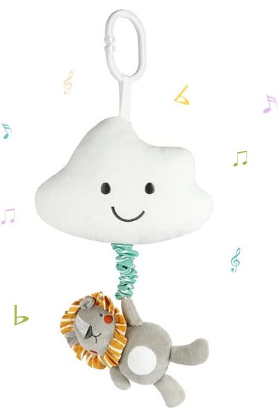Factory Price - Hanging Animal Plush Crib Toy With Music - Lion