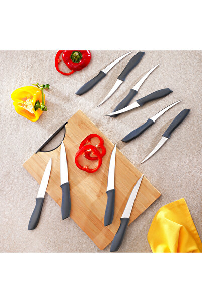 Schafer Quick Chef Bıçak Seti 10 Parça-Gri