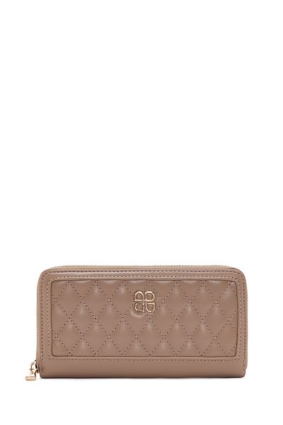 Derimod Mink Quilted Women's Wallet - 000a2d5614kp