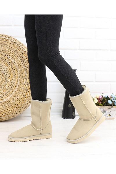 Nesil Shoes Γυναικείες μπότες Etna Ten Suede μεσαίου μήκους Agh
