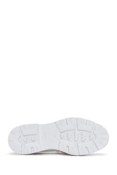 Derimod White Thick Sole Women's Loafer - Masculine 24sfe400618