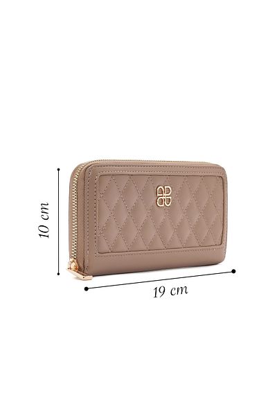 Derimod Mink Quilted Women's Wallet - 000a2d5614kp