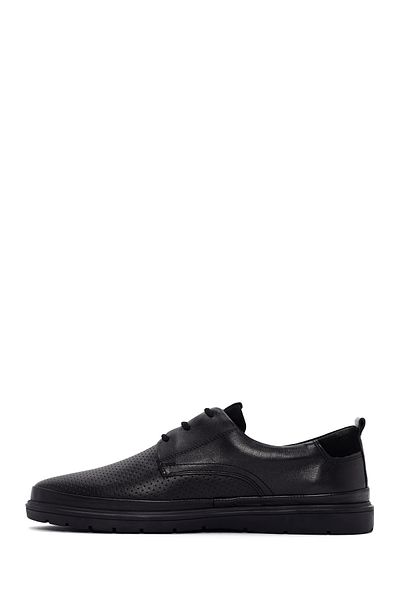 Derimod Fly Men's - Black Lace-Up Leather Shoes 24sfd6704di