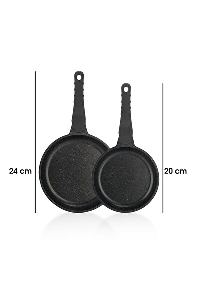 Schafer Famos Döküm Tava Seti 2 Parça-Gri