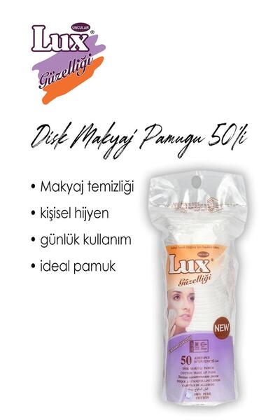 LUX 29 AL 25 ÖDE 50'li Lux Disk Makyaj Pamuğu ve ROSIE