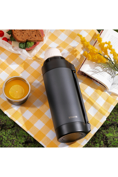 Schafer Steely Thermos 1.5 L-Navy Blue