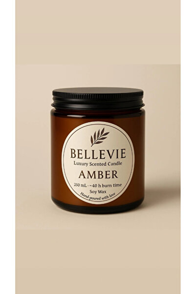 HANMADE Bellevie Candles Amber Kokulu Mum