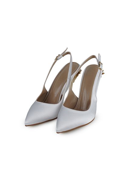 Letafia Fonda Back Stone Detailed Heeled Shoes